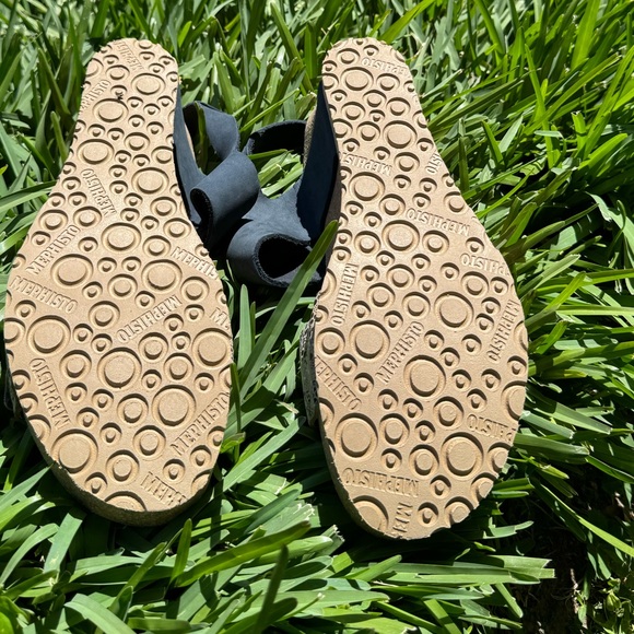 MEPHISTO Alissa Wedge sandals navy color 40 US 9 - 9.5 - Picture 12 of 15